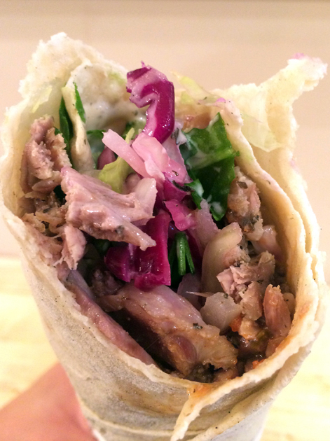lamb shawarma at e mono finsbury park