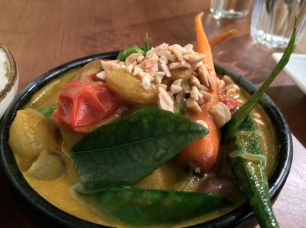 vegetable curry at house of ho
