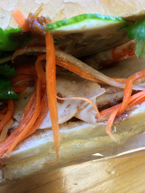 coldplay closeup at banh mi hoi an