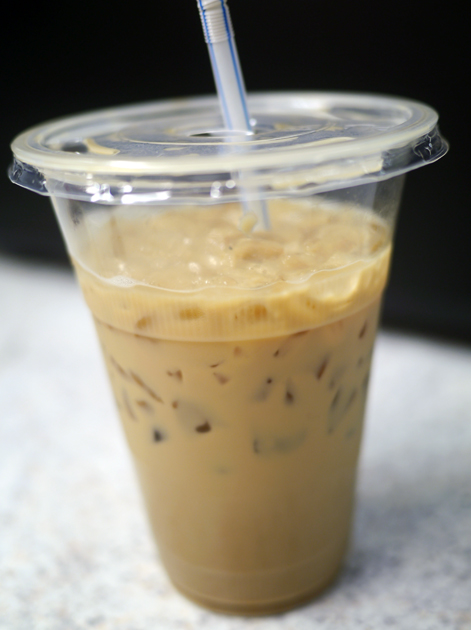 iced vietnamese coffee from banh mi bay
