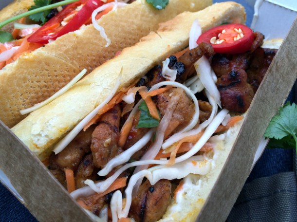 pork baguette at sen viet