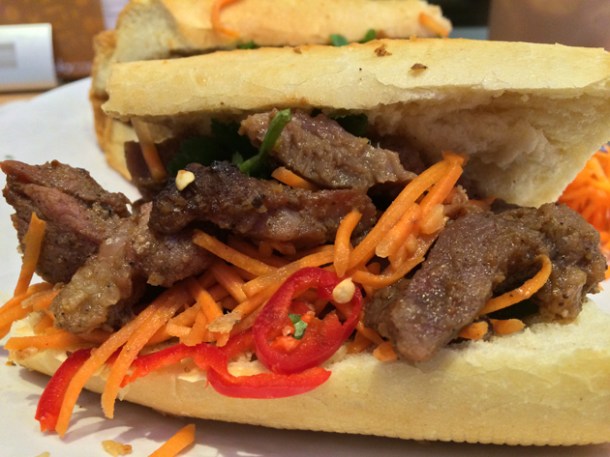 pork banh mi at velo