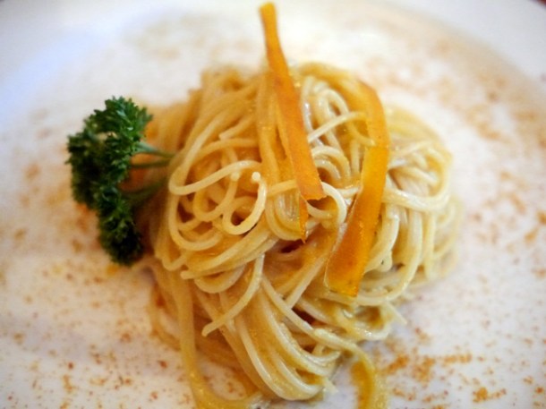 spaghetti bottariga at sardo