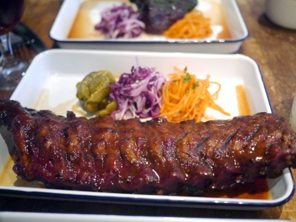 baby back ribs at one sixty