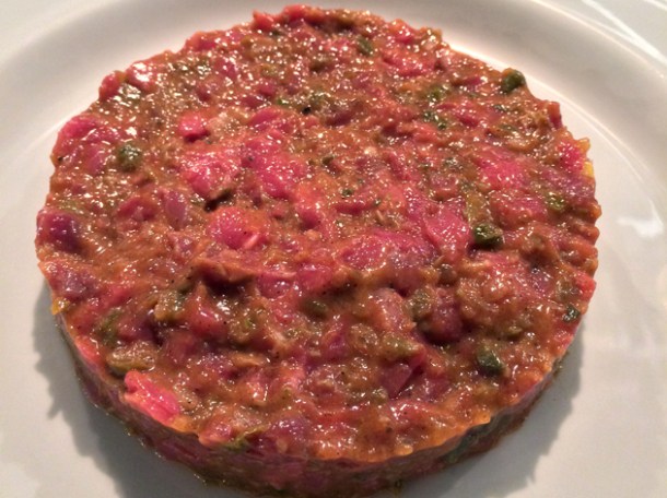 steak tartare at q grill