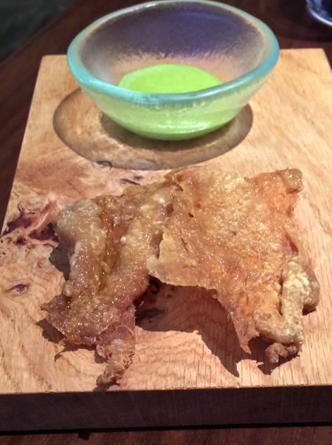 chicken skin at fera at claridge's
