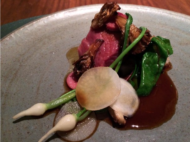 hogget with pickled tongue and turnips at fera at claridge's