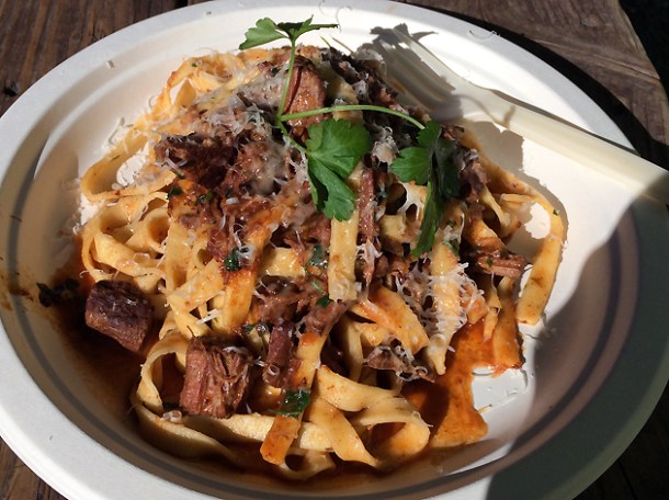 ox cheek tagliatelle from pasta e basta