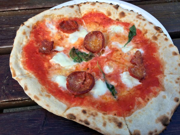 pepperoni pizza from peel & chimney