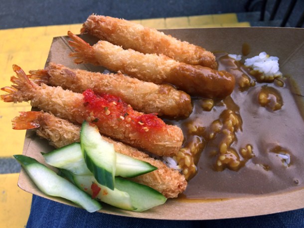prawn katsu curry from alley katsu