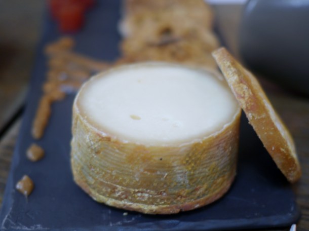 torta de trujillo soft sheep's cheese at iberica marylebone