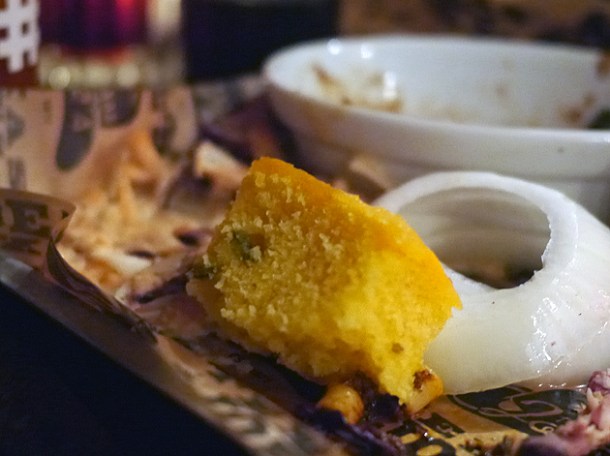 corn bread at texas joe's shoreditch