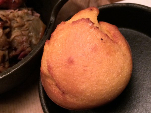 corn bread muffin from big easy covent garden