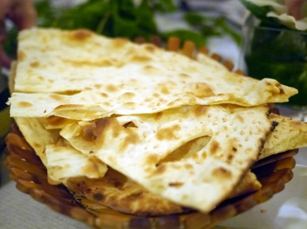 naan bread at azerbaijan finchley