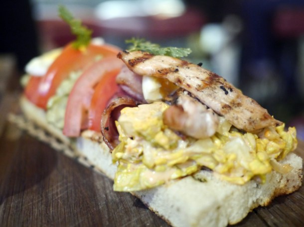 open club sandwich at whyte and brown