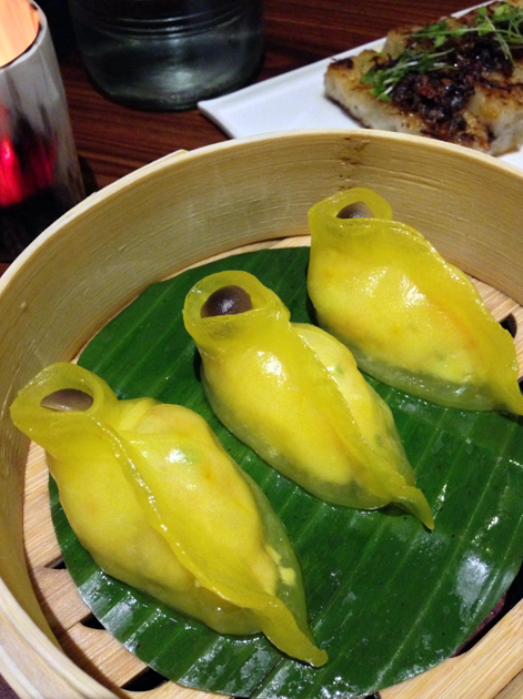saffron cod dumpling at bo lang