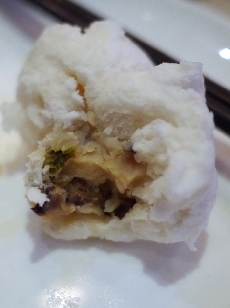 chicken bao filling at new china