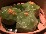 garden dumplings at yauatcha