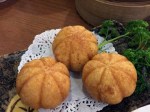 mini golden pumpkin at shanghai dalston