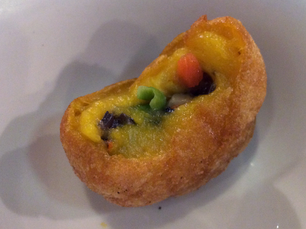 mini golden pumpkin filling at shanghai dalston