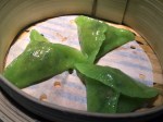 pak choi dumplings at ping pong