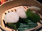 scallop dumplings at plum valley