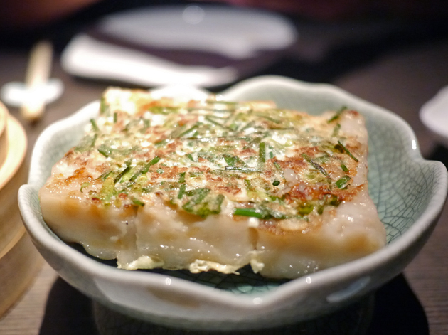 turnip cake at yauatcha