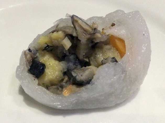 vegetable dumpling filling at phoenix palace