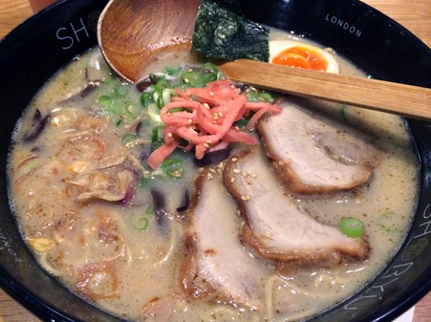 ganso tonkotsu ramen at shoryu