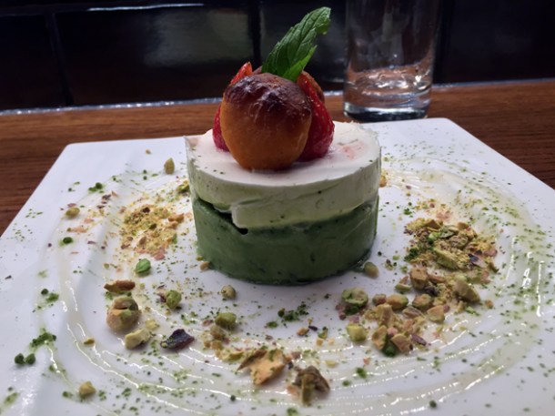 matcha ice cream and mascarpone masca dessert at ippudo london
