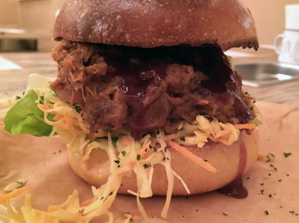 pulled pork bun at the joint marylebone