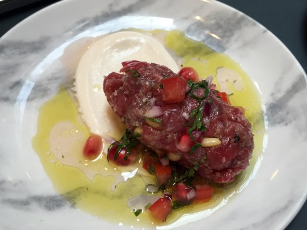chopped beef fillet at the palomar