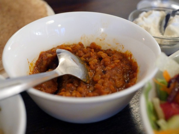 lentil tumtumo at blue nile cafe woolwich