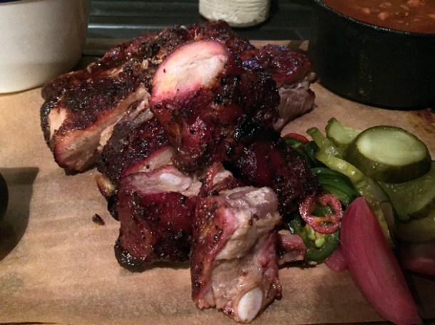pork ribs at hotbox