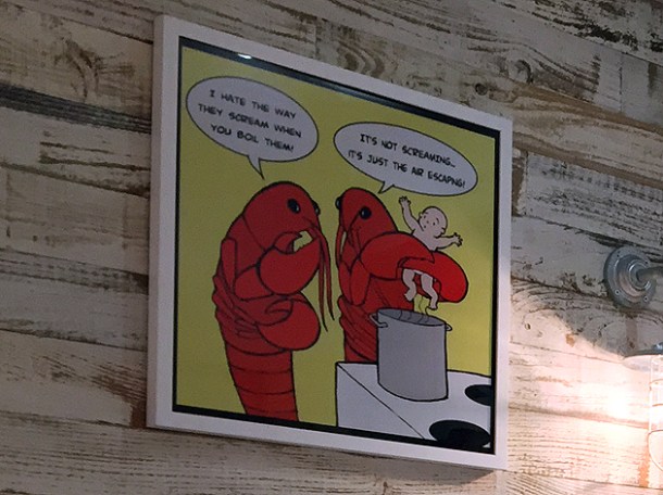 scream boil lobsters art fraq's lobster shack