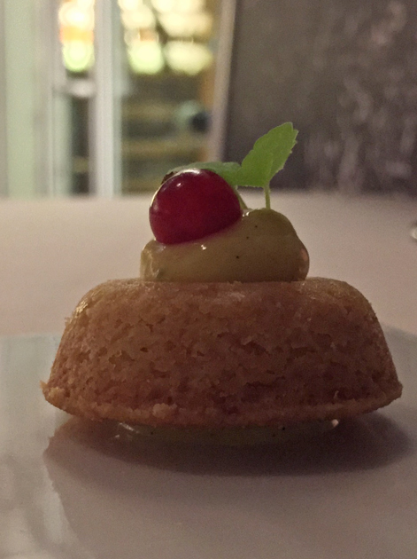 almond biscuit petit fours at metamorfosi