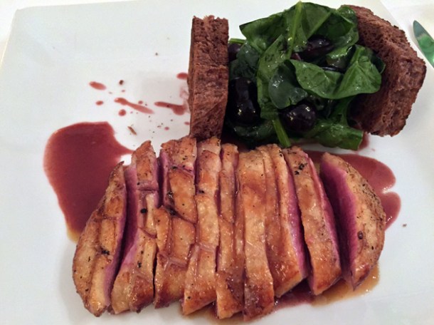duck breast at al ceppo roma