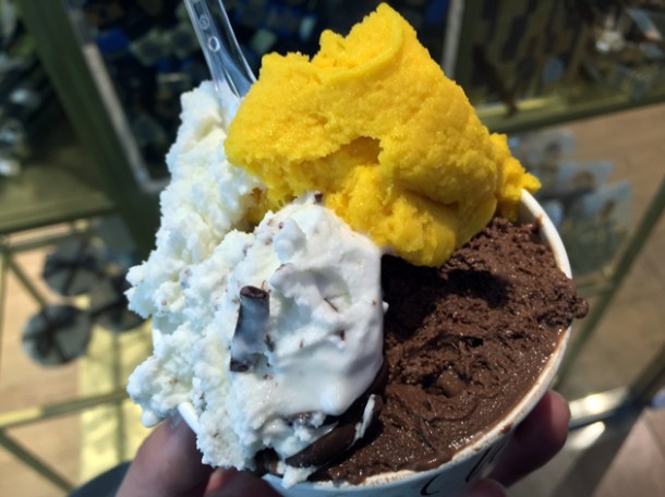 gelato from venchi roma