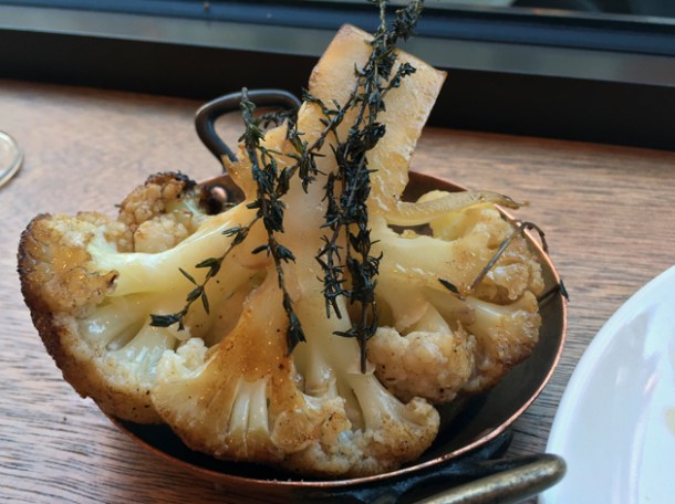 roasted cauliflower with thyme at portland