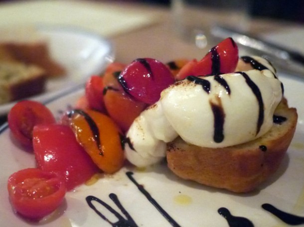 burrata at rex and mariano