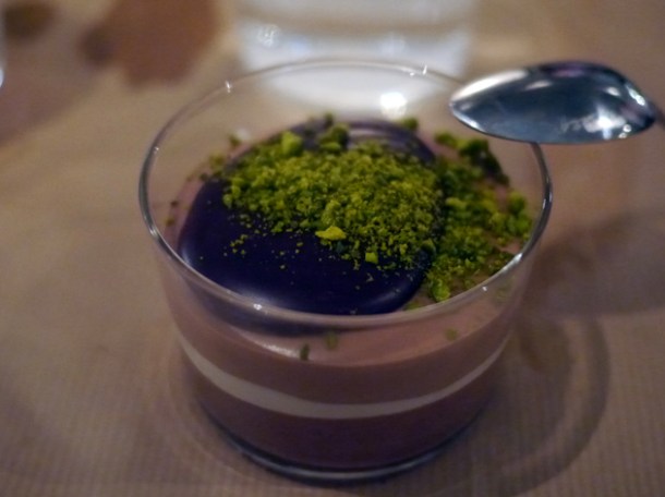 chocolate mousse at rex and mariano