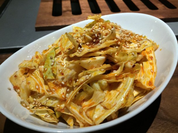crispy addicting cabbage at kintan