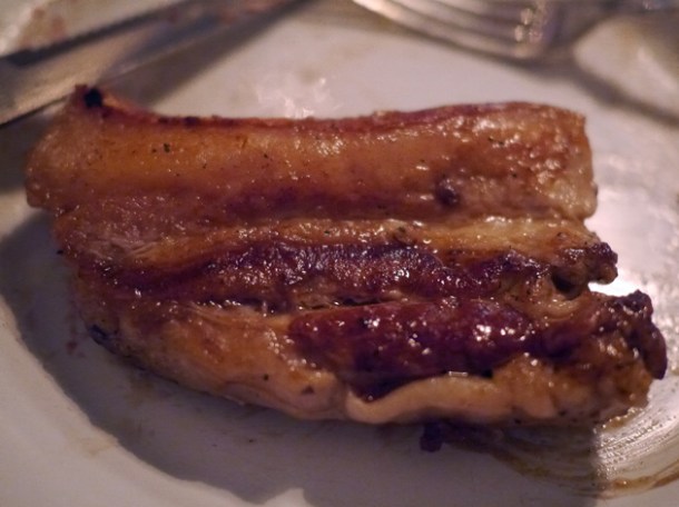 pork belly at blacklock