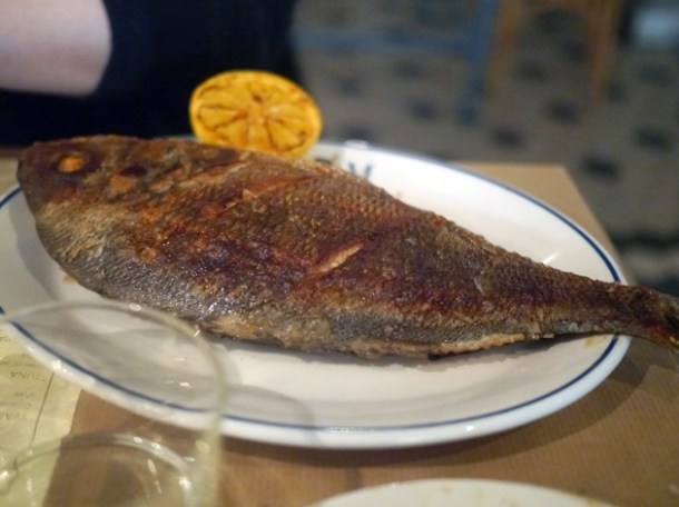 sea bream at rex and mariano
