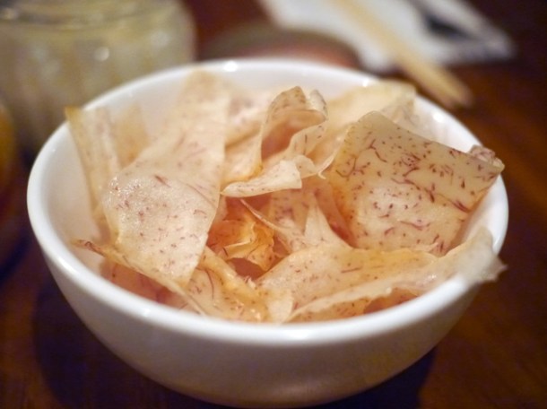 taro crisps at bo drake