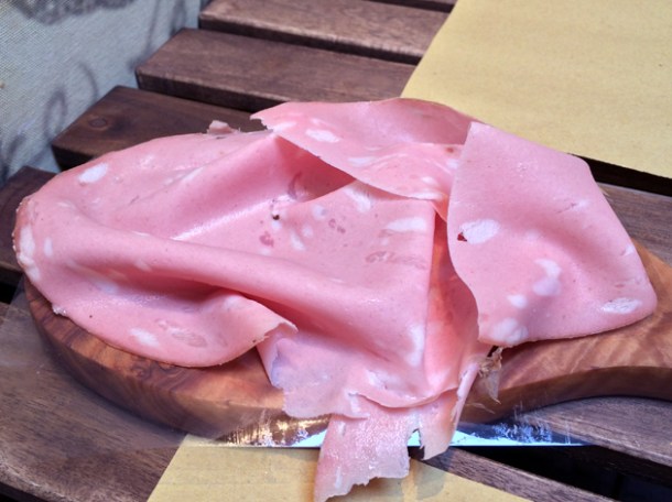 mortadella at in parma