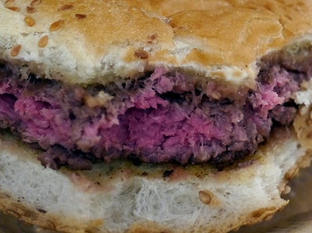 plain beef burger at big fernand