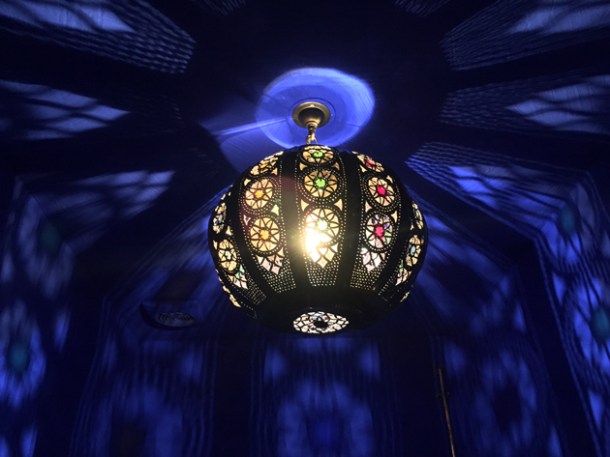 bathroom lampshade at berber & q