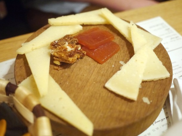 hard sheep's cheese at morada brindisa asador