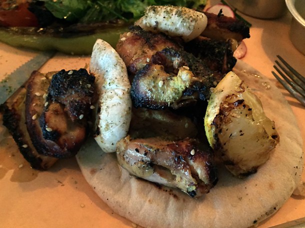 joojeh chicken thighs at berber and q